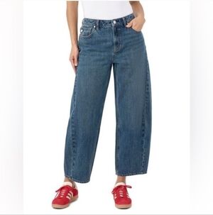 SEVEN7 Seven 7 Barrel-Leg High-Rise Jeans Size 14